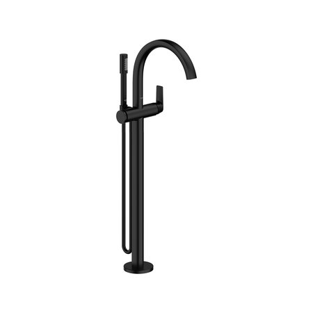 GROHE Single-Handle Freestanding Tub Faucet With 1.75 Gpm Hand Shower, Black 293022430